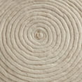 thumbnail image 3 of Round Pouf in White Dyed Natural Wool by Diamond Sofa, 3 of 16