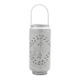 thumbnail image 4 of Melrose Punched Metal Candle Lantern 15.5"H Glam & Luxury Gray, 4 of 4