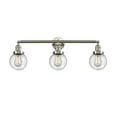 thumbnail image 2 of Innovations Lighting  Beacon 3 Light 30" Bath Vanity Light Seedy/Brushed Satin Nickel, 2 of 5
