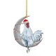 thumbnail image 1 of De Pollo Con Sombrero, Bufanda, Árbol De Navidad, Adorno Colgante, Decoración De Fiesta Navideña matsuzay HA043007-01, 1 of 6