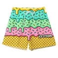 thumbnail image 3 of Men's Casual Shorts Mens Summer Shorts Graphic for Men Sports Shots Mens Workout Mesh Workout Clothes Men Home for Large Basketball Elastic with Foam Beach Yellow2 3XL, 3 of 6