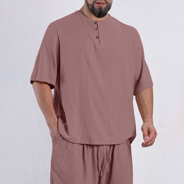 pstuiky camisetas de hombre, Blusa informal de manga corta con cuello vuelto y bolsillo de color liso para hombre ropa de hombre m