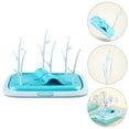 thumbnail image 1 of KONTONTY Blue PP Bottle Drying Rack 1 Set for Baby Bottles and Portable and Compact, 1 of 8