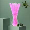 thumbnail image 4 of HongHeng Wide Assorted Bright Colors Smoothie Straws, Fat Plastic Disposable Drinking Straws, Pack of 1000, 4 of 5