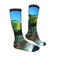 thumbnail image 4 of Lsque Bluey Printed Crew Socks Men's Women's LightWeight Thin Casual Calf Socks ,Knee High Socks,Cotton Socks, 4 of 9