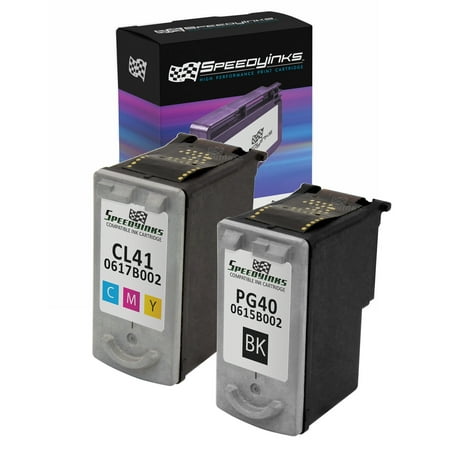 Remanufactured Canon PG40 & CL41 Cartridges For Canon PIXMA iP1700, PIXMA MP460, PIXMA MP450, PIXMA MP140, PIXMA MP180, PIXMA MP190, PIXMA iP2600, Fax Series JX200, PIXMA