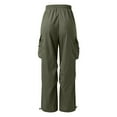 thumbnail image 7 of Men's Baggy Cargo Pants Trendy Casual Parachute Pant Loose Fit Harem Joggers with Pockets for Streetwear, 7 of 7