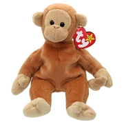 Ty Beanie Baby: Bongo the Monkey - Tan Tail | Stuffed Animal | MWMT