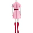 thumbnail image 5 of Baseball Costume Pink Dress Set with Hat for Women, 5 of 7