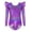 Sparkly Purple, variant on Arshiner Ruffle Long Sleeve Leotard for Girls Ballet Leotards Low Back Gymnastic Dance Outfits for Toddler