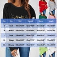 thumbnail image 3 of FDGIU Women's Halloween Sweatshirt 2025 - Spooky Ghost and Pumpkin Graphic Long Sleeve, Cute Fall Pullover Top, Funny Crewneck Cozy Seasonal Fashion, 3 of 4