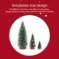 thumbnail image 2 of Cateissary árbol de Navidad atmósferas temáticas en miniatura decoración de Navidad artesanía de plástico adorno de planta accesorio de Kits de decoración para fiestas 20 centímetros, 2 of 6