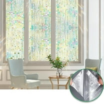 KCGYNP Window Privacy Film Static Sticker 18x79 inch,Heat Insulation Removable,Office Home Decor