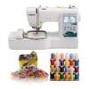 Brother PE535 4x4-Inch Embroidery Machine with Embroidery Machine Thread Bundle