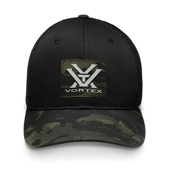 VORTEX Adult Male Pathbreaker Pro One Size Black MultiCam Camo Cap (222-18-BCA)