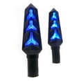 thumbnail image 1 of Direccionales Para Moto Rasen Led Secuencial Tipo Rayo Universal  azul, 1 of 3