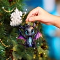 thumbnail image 6 of 1PC Dragon Acrylic Hanging Ornament Acrylic Christmas Ornament Seasonal Hanging For Seasonal Display (Color8), 6 of 8