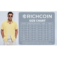 thumbnail image 7 of RICHCOIN Mens Linen Shirts Short Sleeve Button Down Dress Shirts for Men Casual Summer Tops Beach, 7 of 7