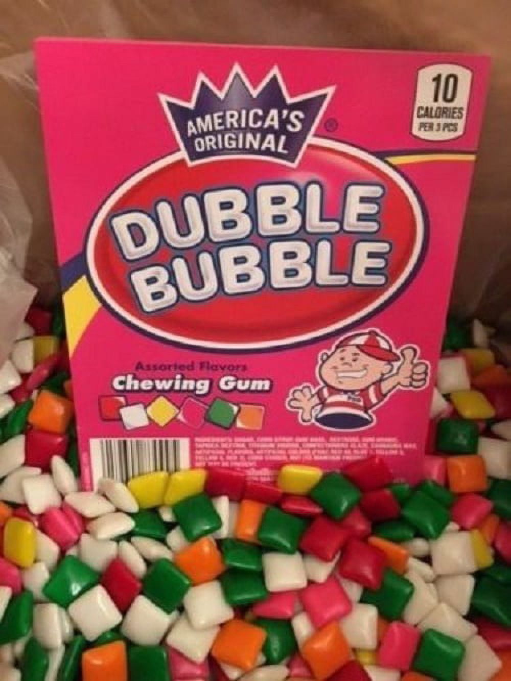 5LB ASSORTED 1200 CHICLET GUM VENDING MACHINE BULK GUMBALL CANDY
