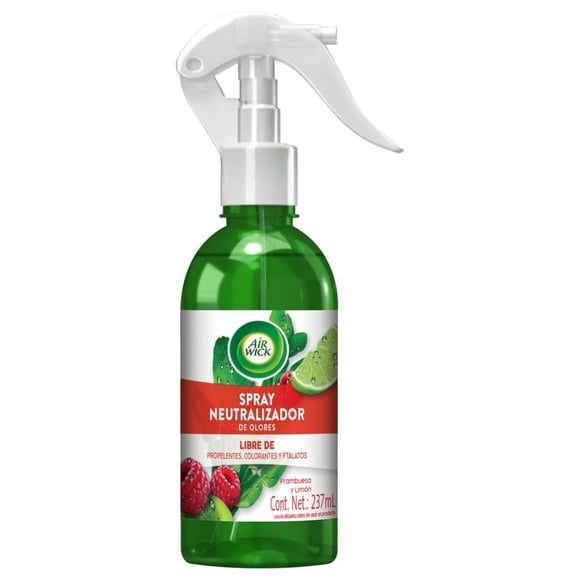 Spray neutralizador de olores Air Wick frambuesa y limón 237 ml