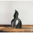thumbnail image 3 of 12 Inch Resin Whale Tail Sculpture Beach Home Decor Statue Coastal Decoration, 3 of 5