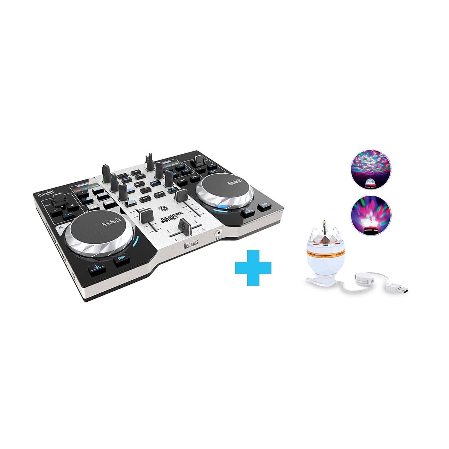 Hercules DJ DJ Control Instinct S Party Pack - Walmart.com