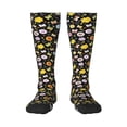 thumbnail image 2 of Lsque Flower Butterfly Printed Crew Socks Men's Women's LightWeight Thin Casual Calf Socks ,Knee High Socks,Cotton Socks, 2 of 9