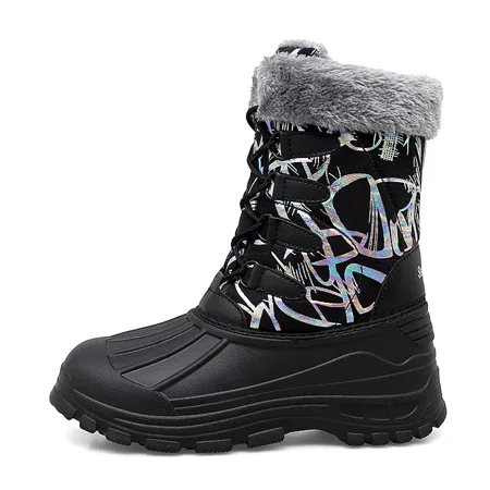 

Women‘s Winter Thermal Snow Boots Outdoor Warm Plush Lace Up Duck Boots Women‘s Footwear