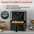 thumbnail image 3 of Instant Pot 5.7Qt VORTEX 4-in-1 Air Fryer, Crisps, Roasts, Reheats, Bakes with EvenCrisp Technology, Black, 3 of 7