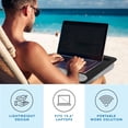 thumbnail image 2 of LapGear Portable Laptop Lap Desk, Fits up to 15.6" Laptop, Black, 2 of 7