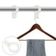 thumbnail image 2 of 60 ganchos redondos para colgar ropa, con hebilla, resistentes al viento., 2 of 8