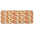 thumbnail image 1 of Orange Kitchen Mat, Red Poppy Flowers in Retro Style and Leaves Flourish Paisley Pattern, Plush Decorative Kitchen Mat with Non Slip Backing, 47" X 19", Orange Red Peach, by Ambesonne, 1 of 1
