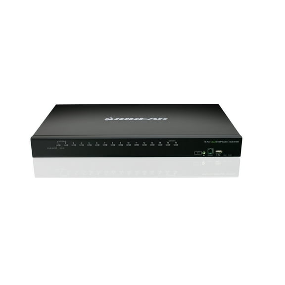 IOGEAR 16-Port USB HDMI KVM Switch with Audio (TAA Compliant) - 16 Computer(s) - 1 Local User(s) - 1920 x 1200 - 20 x USB - 17 x HDMI - Rack-mountable - 1U - TAA Compliant