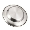 thumbnail image 2 of FONDOTIN Stainless Steel Dinner Plate Silver Round 1Pack, 2 of 7