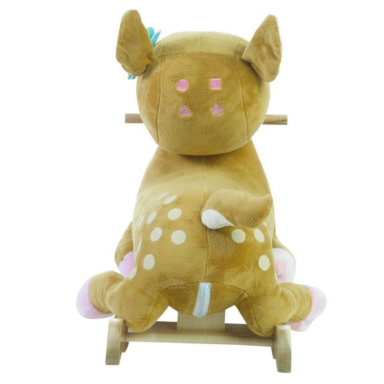 Rockabye 85083 Petals Fawn Rocker Rocking Toy for Kids Toddlers Baby with Animal Design Walmart