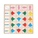 thumbnail image 1 of Juego de direcciones para niños timcorr juguete de madera para aprender a clasificar colores, 1 of 8