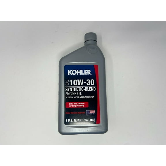 Kohler 10W30 Semi Synthetic Motor Oil 1 QUART 25 357 65-S 10w-30