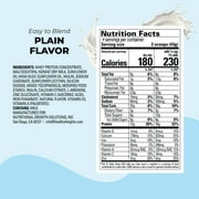 Healthy Heights Grow Daily 3+ Pediatric Shake Mix Powder, Plain, 12g Protein, 10.6oz