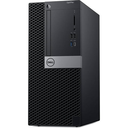 Restored Windows 11 Dell Tower Computer | Octa-Core i7 9th gen CPU | 8GB RAM | 128GB SSD | (Refurbished)
