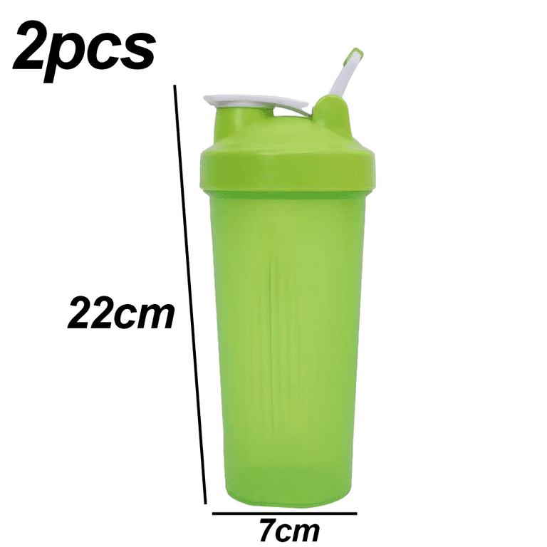 600ml Shaker Bottle For Protein Powder And Workout Supplement, Milk Tea And  Smoothie Cup, Large Capacity, Indoor And Outdoor Sports Water Bottle For Men  And Women