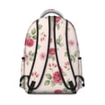thumbnail image 3 of Pioneer Flower Floral Print Pattern Backpack for School, Cute School Bag with Adjustable Shoulder Straps and Padded Back, 15.3"x11"x7.1", 3 of 5