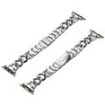 thumbnail image 4 of 42/44/45/49mm Cool Men Women Chain Metal Smartwatch Bands Compatible for Apple Watch Bands Series 8/7/6/SE/5/4 Adjustment Replacement Watch Bracelet for Iwatch 8/7, 4 of 7
