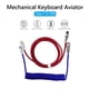 thumbnail image 1 of Cable en espiral para teclado mecánico de 104 teclas, Cable tipo C, Cable de puerto Usb personalizado, Cable en espiral de aviador para accesorios de teclado para juegos Tan Jianjun unisex, 1 of 2