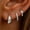 Silver-Chunky Star, variant on YEUOYEA 3 Pairs Small Gold Hoop Earrings Set for Women, 14K Gold Plated Hypoallergenic Dainty Cute Huggie Hoops, Jewelry Gift