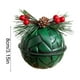 thumbnail image 3 of xihome Juego de 3 adornos colgantes navideños de campanas con textura de hierro vintage para decorar el rbol., 3 of 6