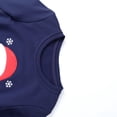 thumbnail image 5 of HILEELANG Kids Christmas Sweatshirt, Cotton Pullover Top with Santa Claus Appliqué, Unisex Holiday Long Sleeve Shirt for Toddler Boys Girls 7Years (Navy Blue), 5 of 7