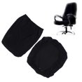 thumbnail image 1 of IFANLANDOR Office Chair Seat Covers Stretchable 2Pcs Black Polyester -Dirty Washable Non- Split 11.8x15x0.2in, 1 of 8