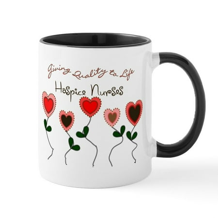 

CafePress - Hospice II Mug - 11 oz Ceramic Mug - Novelty Coffee Tea Cup