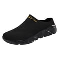 thumbnail image 4 of Zapatillas deportivas de punto grueso y malla transpirable (Negro 37), 4 of 9