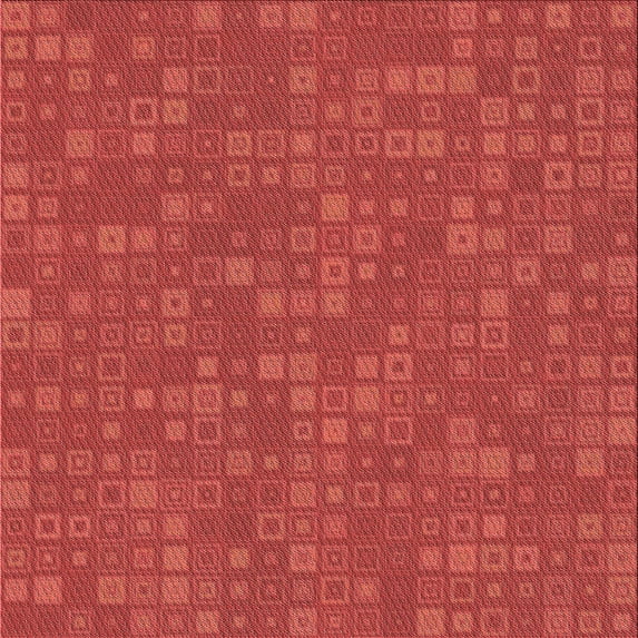 Ahgly Company Machine Washable Indoor Square Transitional Red Area Rugs, 4' Square